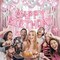 55 Pcs Happy Birthday Balloon Set – Pink Foil Letters, Star Foil Balloons, Latex Balloons & Hanging Swirls – Party Decorations for Women, Men, Boys & Girls (Pink)